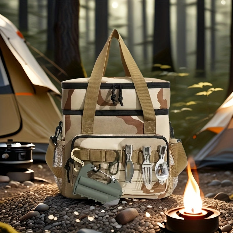 Large Outdoor Double-Layer Crossbody Bag-4