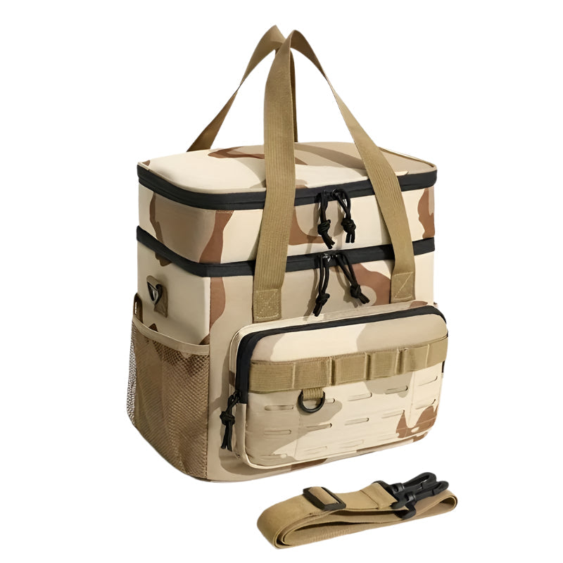 Large Outdoor Double-Layer Crossbody Bag-0