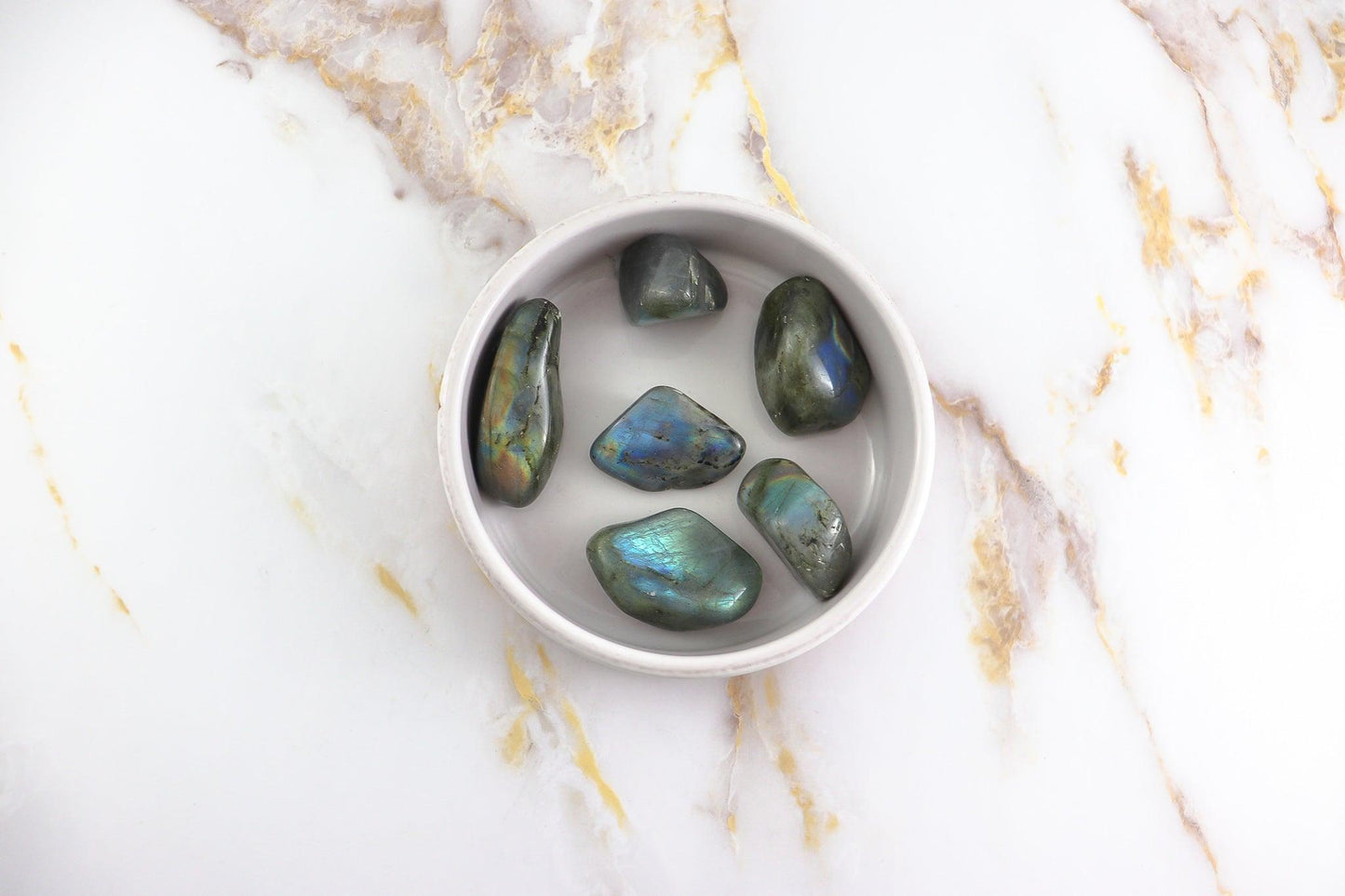 Labradorite tumbled stone-2