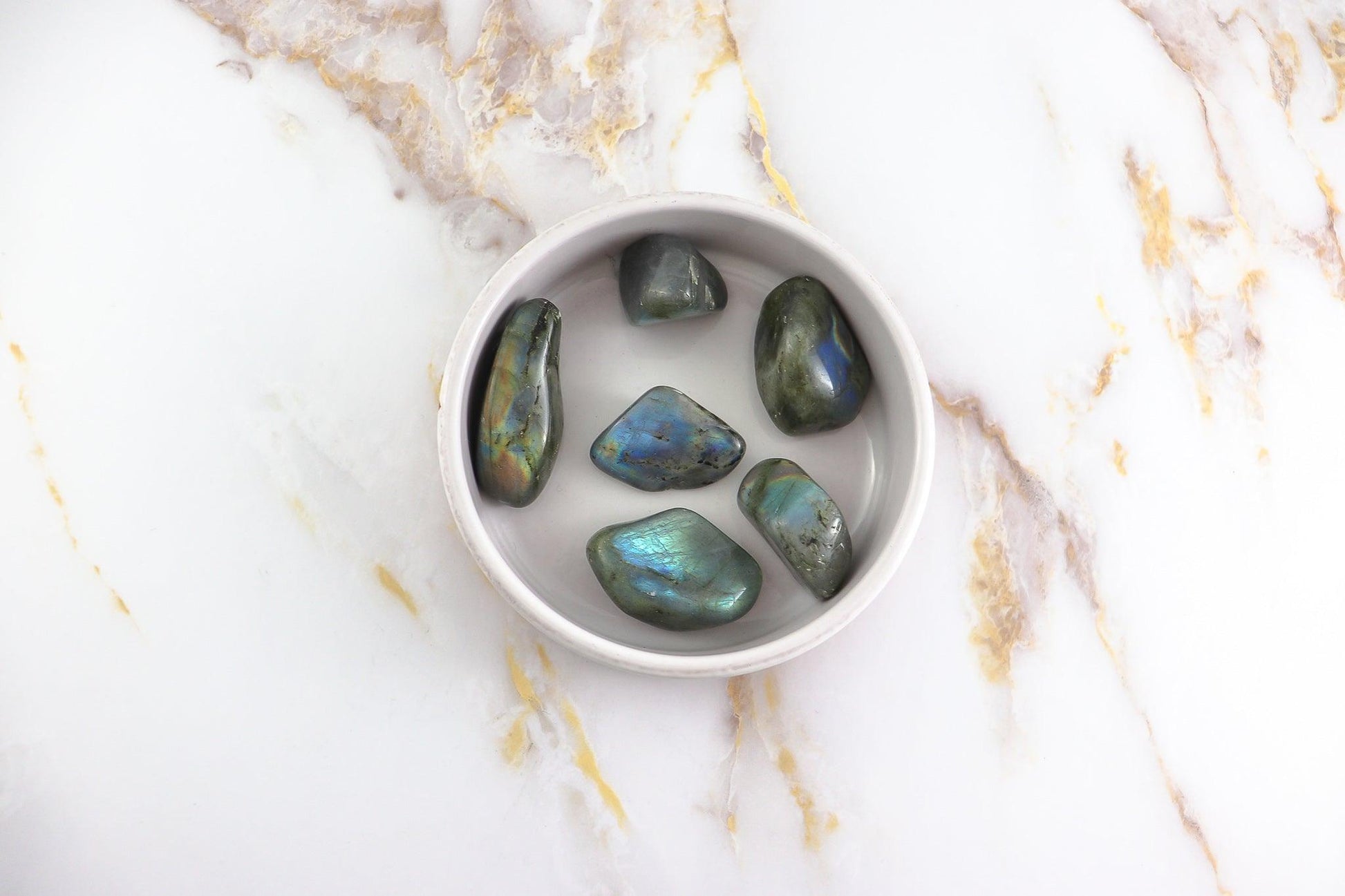 Labradorite tumbled stone-2